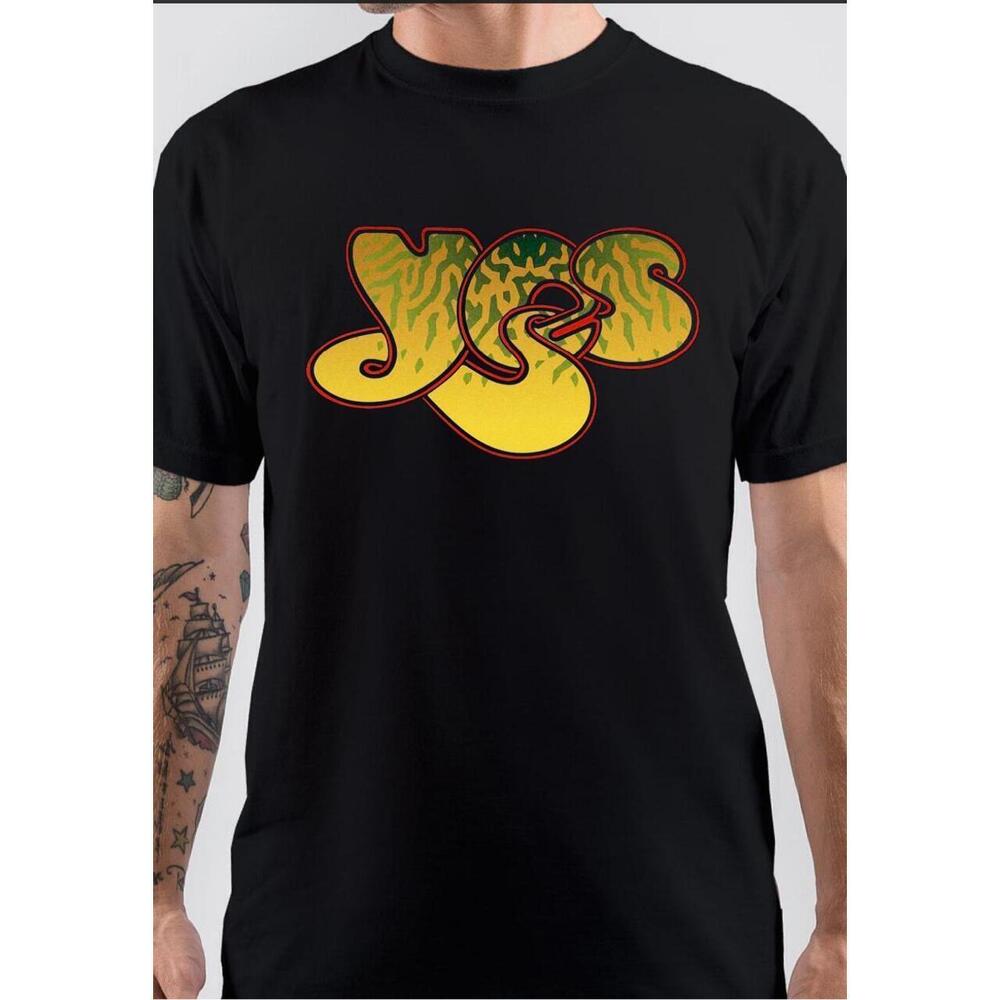 Yes Band T-Shirt Black Unisex